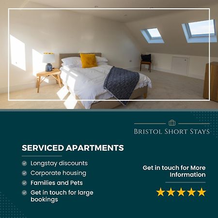 Apartmán Amazing New 3 Double Bed House In Staple Hill! Bristol Exteriér fotografie
